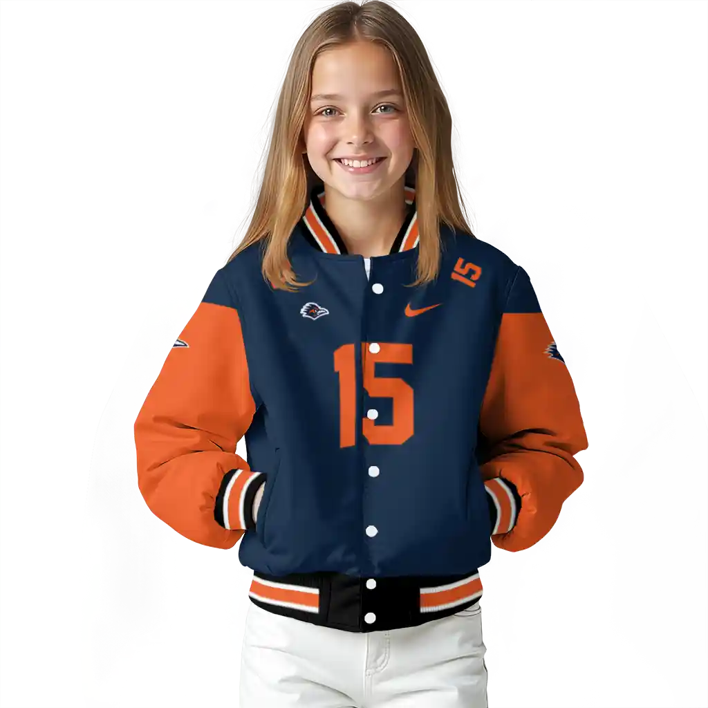 custom utsa roadrunners team patch orange varsity jacket top rated custom utsa roadrunners team patch orange varsity jacket top rated