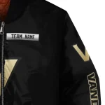 custom vanderbilt commodores american flag skull black bomber jacket best selling