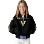 custom vanderbilt commodores american flag skull black bomber jacket best selling