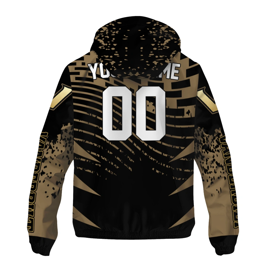 custom vanderbilt commodores brick motion black windbreaker jacket fashion forward custom vanderbilt commodores brick motion black windbreaker jacket fashion forward