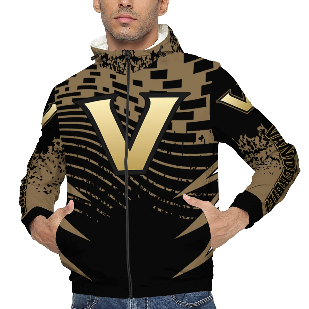 custom vanderbilt commodores brick motion black windbreaker jacket top rated custom vanderbilt commodores brick motion black windbreaker jacket top rated