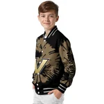 custom vanderbilt commodores burst splatter black varsity jacket best selling