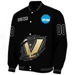 custom vanderbilt commodores claw shred black varsity jacket best selling