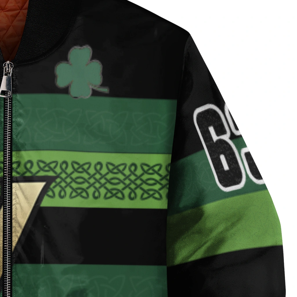 custom vanderbilt commodores clover green lines green black bomber jacket premium grade custom vanderbilt commodores clover green lines green black bomber jacket premium grade