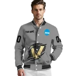 custom vanderbilt commodores feral slash grey varsity jacket best selling