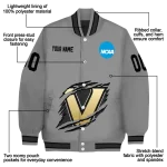custom vanderbilt commodores feral slash grey varsity jacket best selling