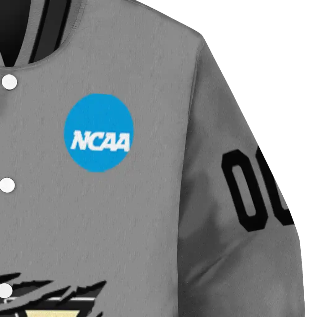 custom vanderbilt commodores feral slash grey varsity jacket premium grade custom vanderbilt commodores feral slash grey varsity jacket premium grade