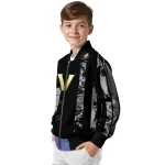 custom vanderbilt commodores star stripes black bomber jacket best selling