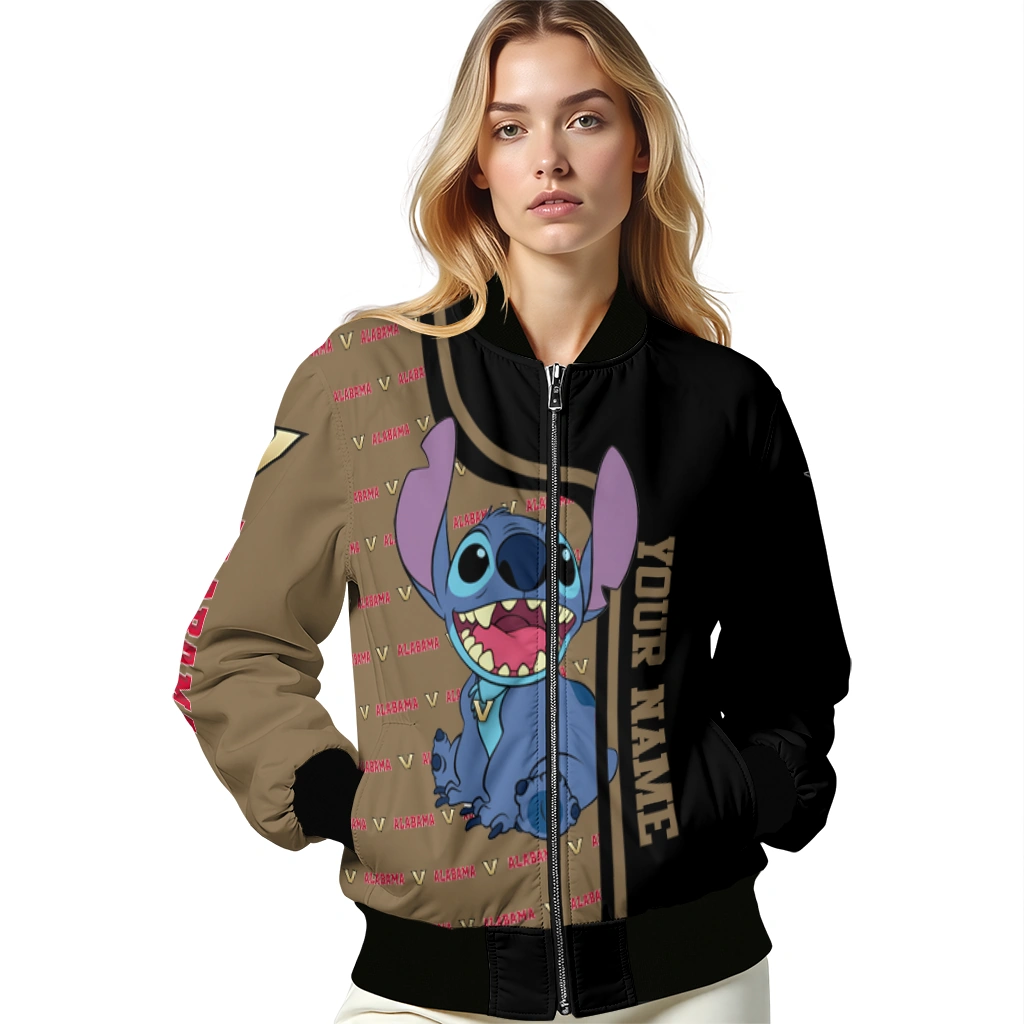 custom vanderbilt commodores stitch laughing black bomber jacket latest model custom vanderbilt commodores stitch laughing black bomber jacket latest model