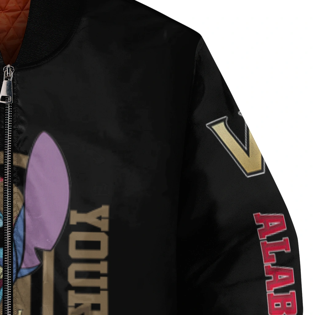 custom vanderbilt commodores stitch laughing black bomber jacket premium grade custom vanderbilt commodores stitch laughing black bomber jacket premium grade