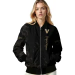 custom vanderbilt commodores tribal deer art black bomber jacket best selling