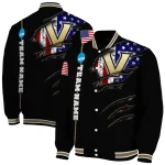 custom vanderbilt commodores usa flag claws black varsity jacket best selling
