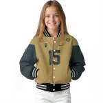 custom vegas golden knights team patch tan varsity jacket best selling
