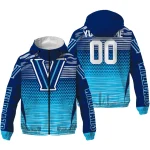 custom villanova wildcats pattern layers navy windbreaker jacket best selling