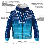 custom villanova wildcats pattern layers navy windbreaker jacket best selling