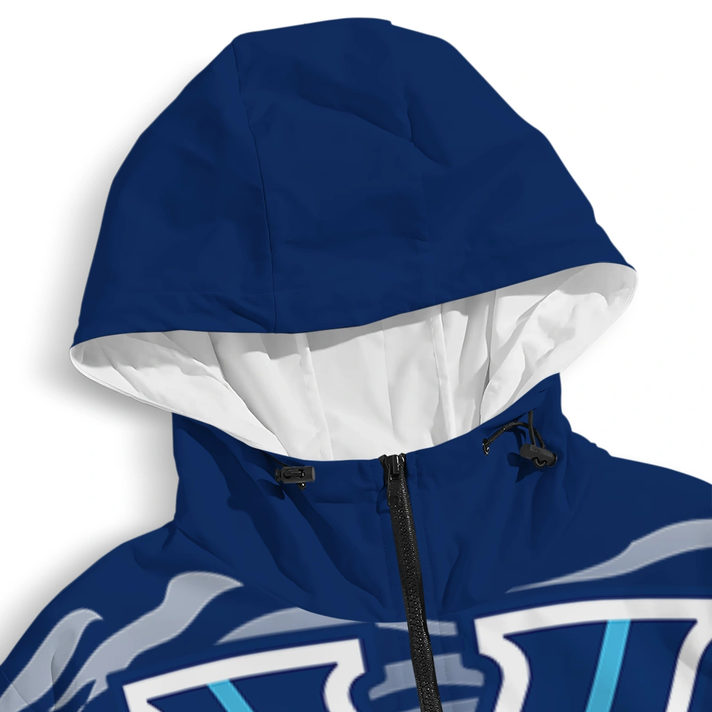custom villanova wildcats pattern layers navy windbreaker jacket premium grade custom villanova wildcats pattern layers navy windbreaker jacket premium grade