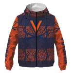custom virginia cavaliers cat eyes blue windbreaker jacket best selling
