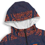 custom virginia cavaliers cat eyes blue windbreaker jacket best selling