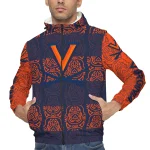 custom virginia cavaliers cat eyes blue windbreaker jacket best selling
