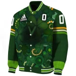 custom virginia cavaliers shamrock vortex green varsity jacket best selling