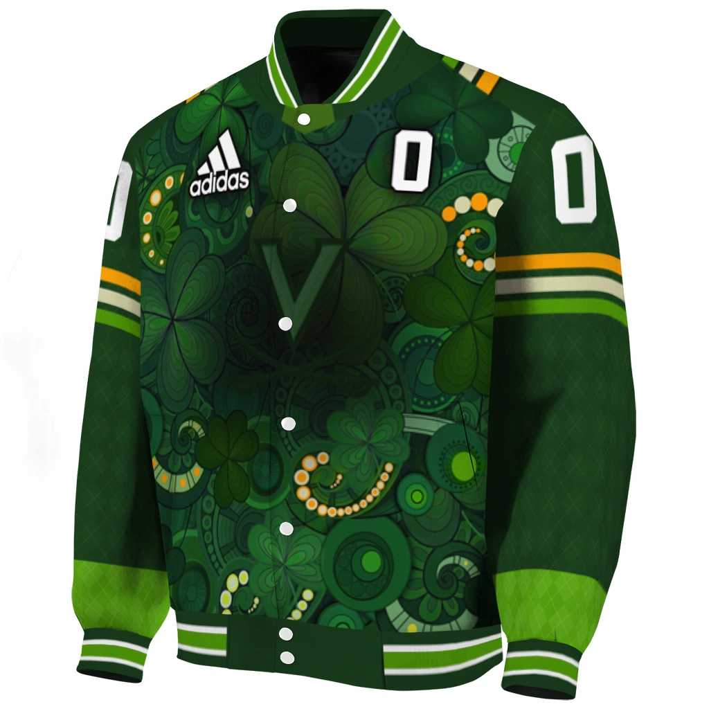 custom virginia cavaliers shamrock vortex green varsity jacket best selling custom virginia cavaliers shamrock vortex green varsity jacket best selling