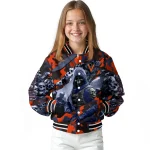 custom virginia cavaliers skull horde blue varsity jacket best selling
