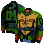 custom virginia cavaliers turtle armor bomber jacket best selling