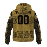 custom wake forest demon deacons cat eyes gold windbreaker jacket best selling