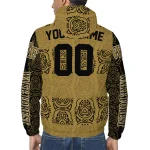 custom wake forest demon deacons cat eyes gold windbreaker jacket best selling