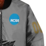 custom wake forest demon deacons feral slash grey bomber jacket best selling