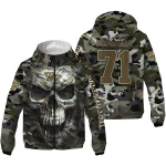 custom wake forest demon deacons skull camo camouflage windbreaker jacket best selling