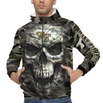custom wake forest demon deacons skull camo camouflage windbreaker jacket best selling