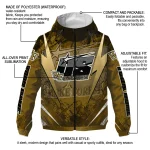 custom wake forest demon deacons us rock star gold windbreaker jacket best selling