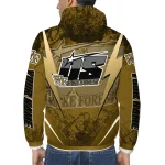 custom wake forest demon deacons us rock star gold windbreaker jacket best selling