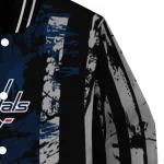 custom washington capitals star stripes blue black varsity jacket best selling