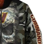 custom washington commanders camouflage skull camouflage bomber jacket best selling