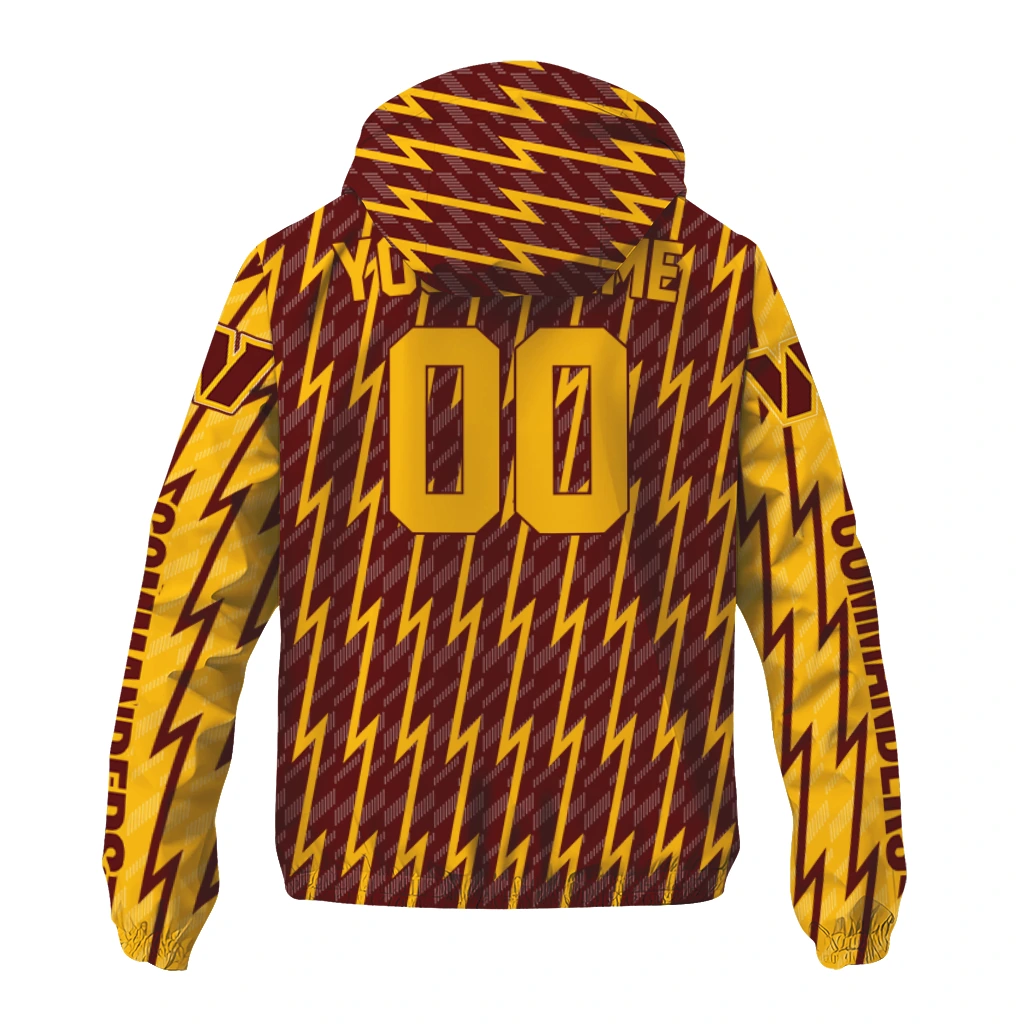 custom washington commanders lightning strike grid burgundy windbreaker jacket fashion forward custom washington commanders lightning strike grid burgundy windbreaker jacket fashion forward