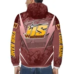 custom washington commanders us rock star burgundy windbreaker jacket best selling
