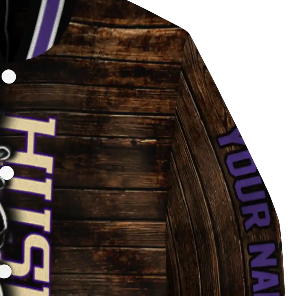custom washington huskies flag wood brown varsity jacket premium grade custom washington huskies flag wood brown varsity jacket premium grade