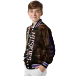 custom washington huskies flag wood brown varsity jacket best selling