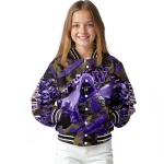 custom washington huskies skull horde purple varsity jacket best selling