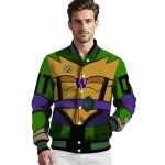 custom washington huskies turtle armor varsity jacket best selling