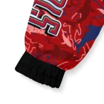 custom washington nationals shark art red windbreaker jacket best selling