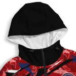 custom washington nationals shark art red windbreaker jacket best selling