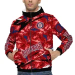 custom washington nationals shark art red windbreaker jacket best selling