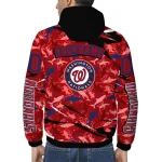 custom washington nationals shark art red windbreaker jacket best selling