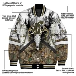 custom washington state cougars deer skull camouflage white varsity jacket best selling