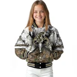 custom washington state cougars deer skull camouflage white varsity jacket best selling
