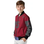 custom washington state cougars team patch crimson bomber jacket best selling