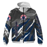 custom washington wizards claw mesh blue gray windbreaker jacket best selling